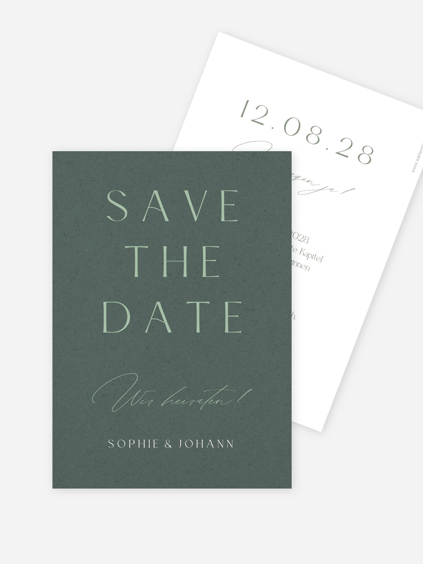 Save-the-Date Karte Big Date