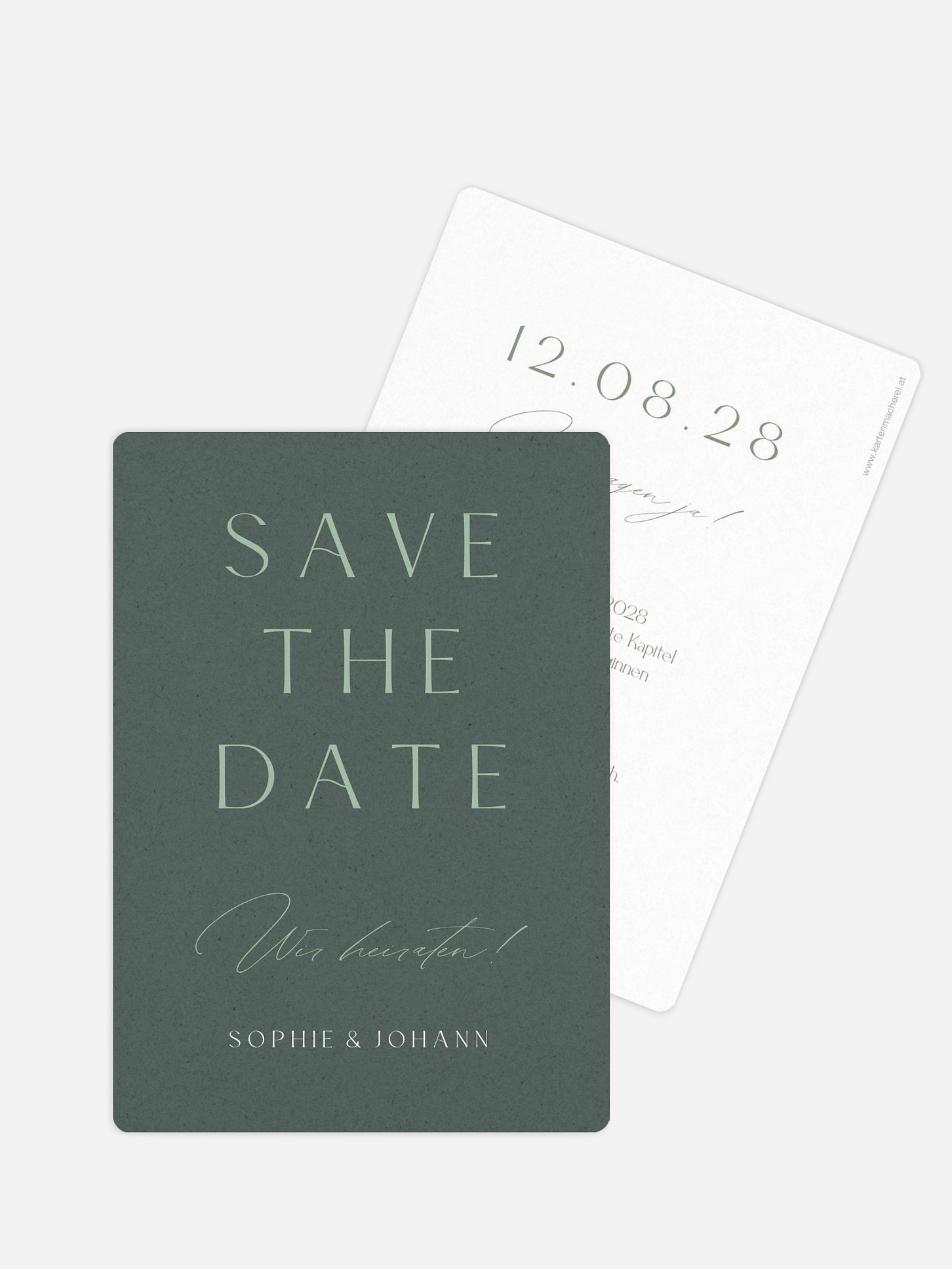 Save-the-Date Karte Big Date
