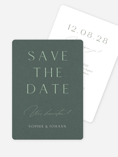 Save-the-Date Karte Big Date
