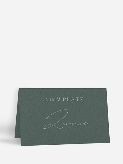 Tischkarte Hochzeit Big Date