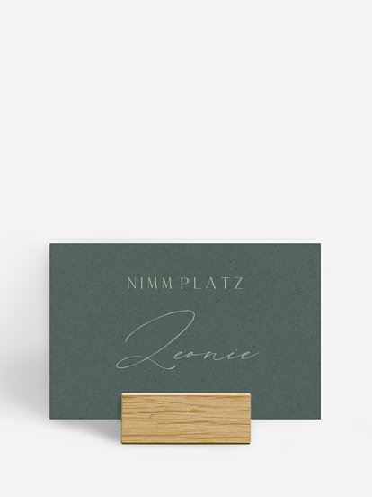 Tischkarte Hochzeit Big Date