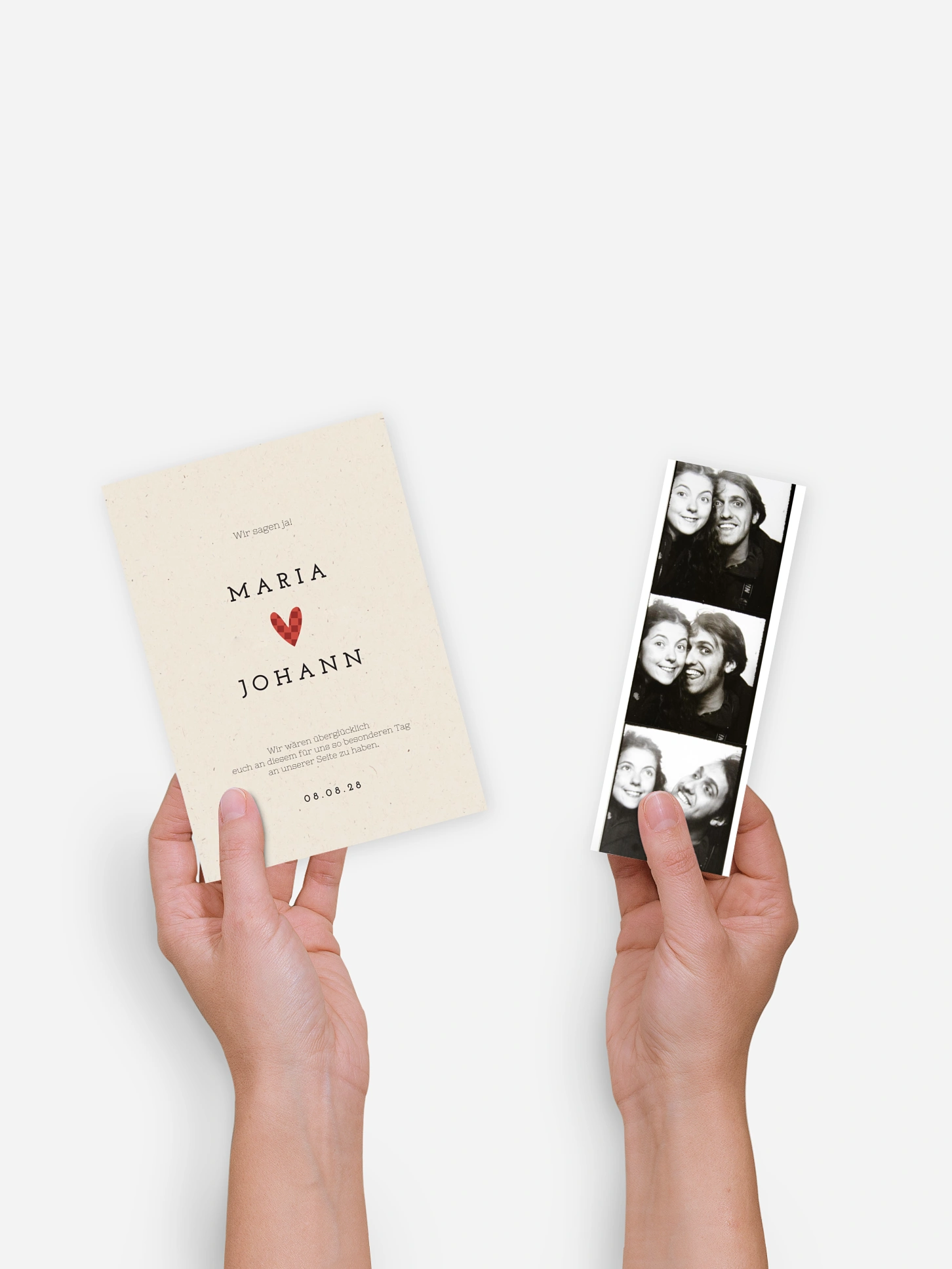 Hochzeitseinladung Photobooth