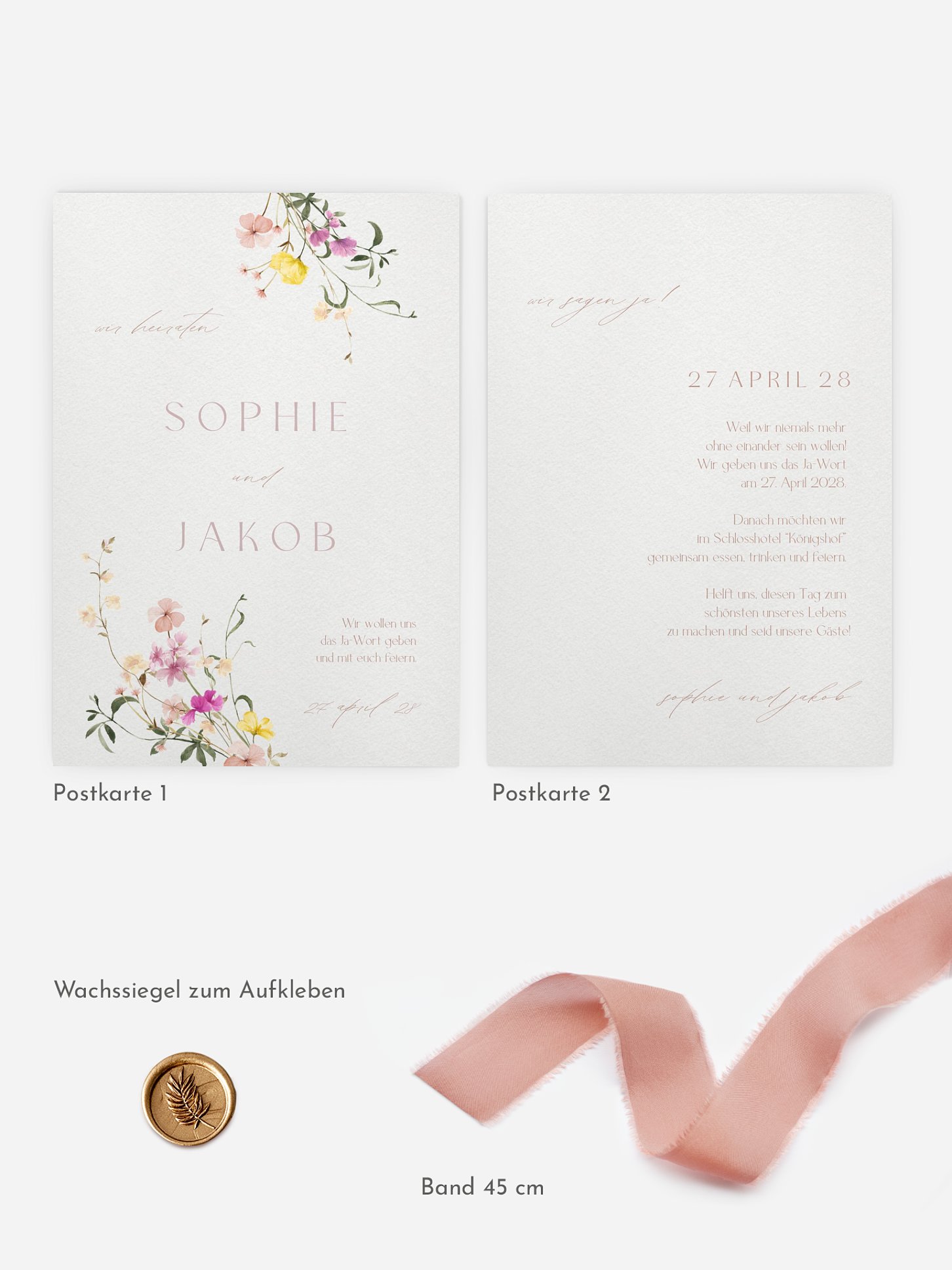 Hochzeitseinladung Garden of Love