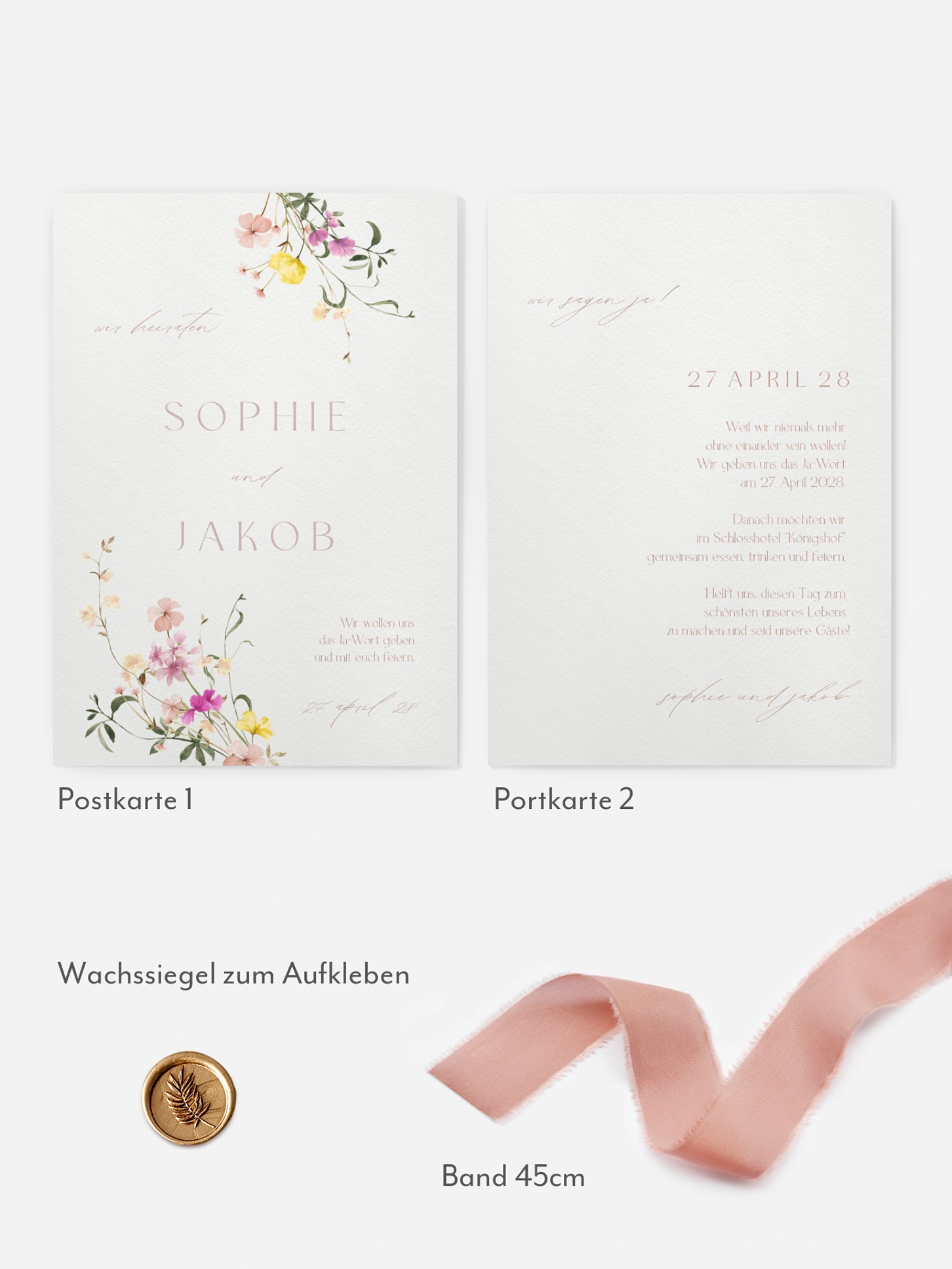 Hochzeitseinladung Garden of Love
