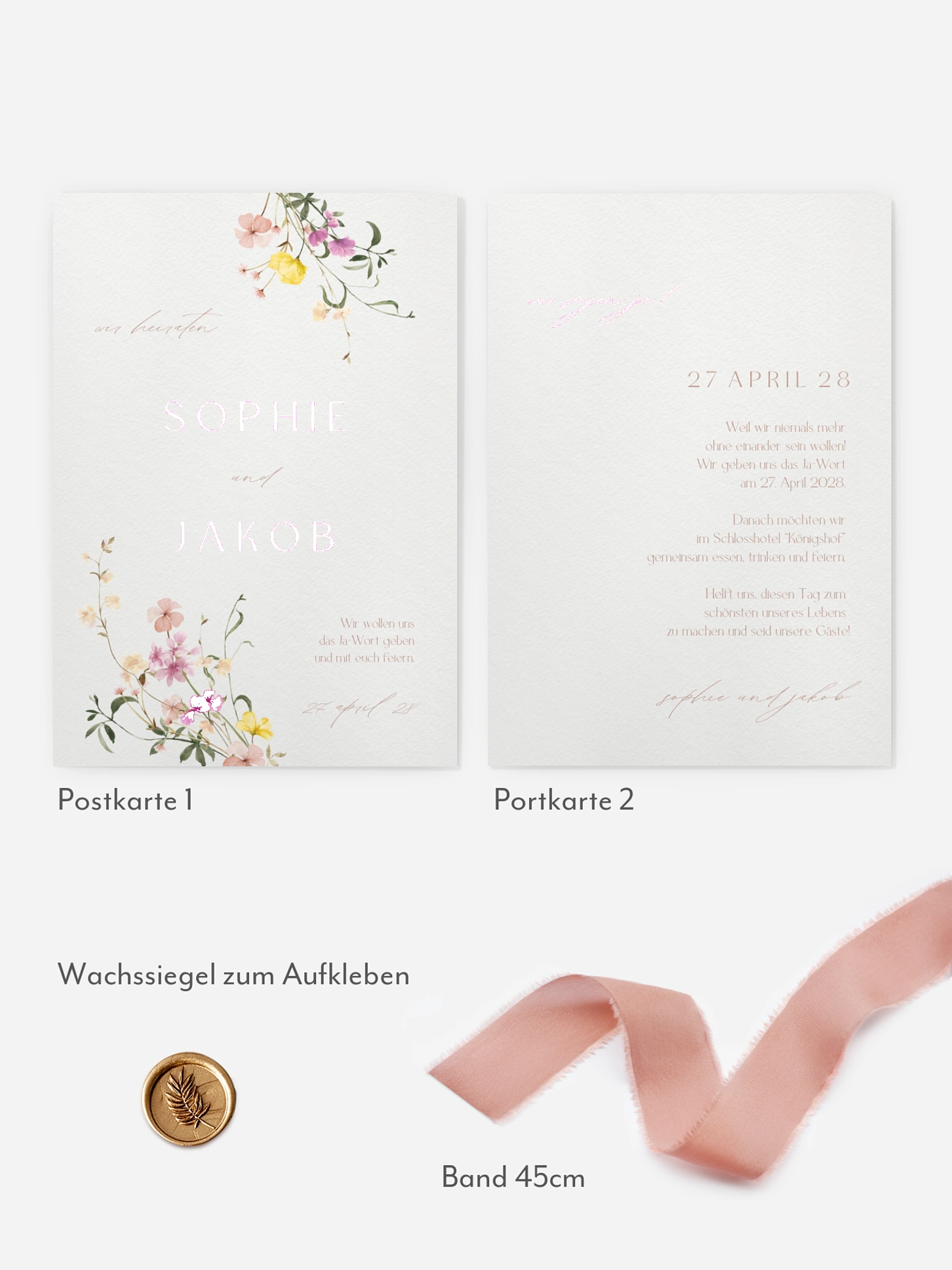 Hochzeitseinladung Garden of Love