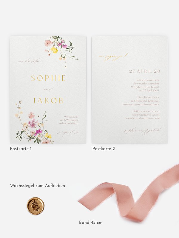 Hochzeitseinladung Garden of Love