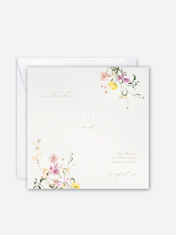 Hochzeitseinladung Garden of Love