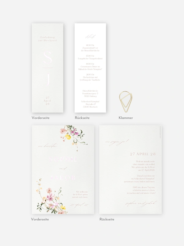 Hochzeitseinladung Garden of Love