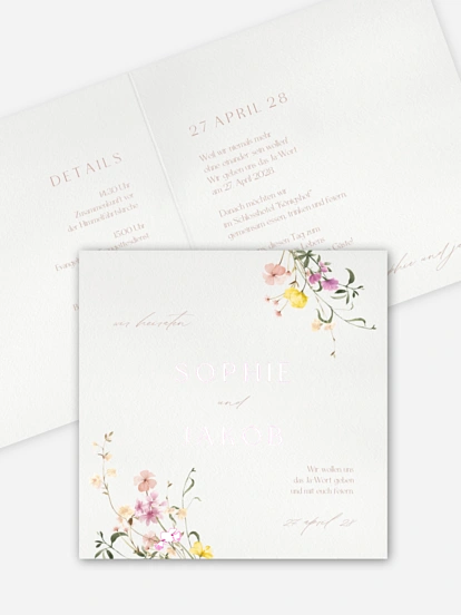 Hochzeitseinladung Garden of Love