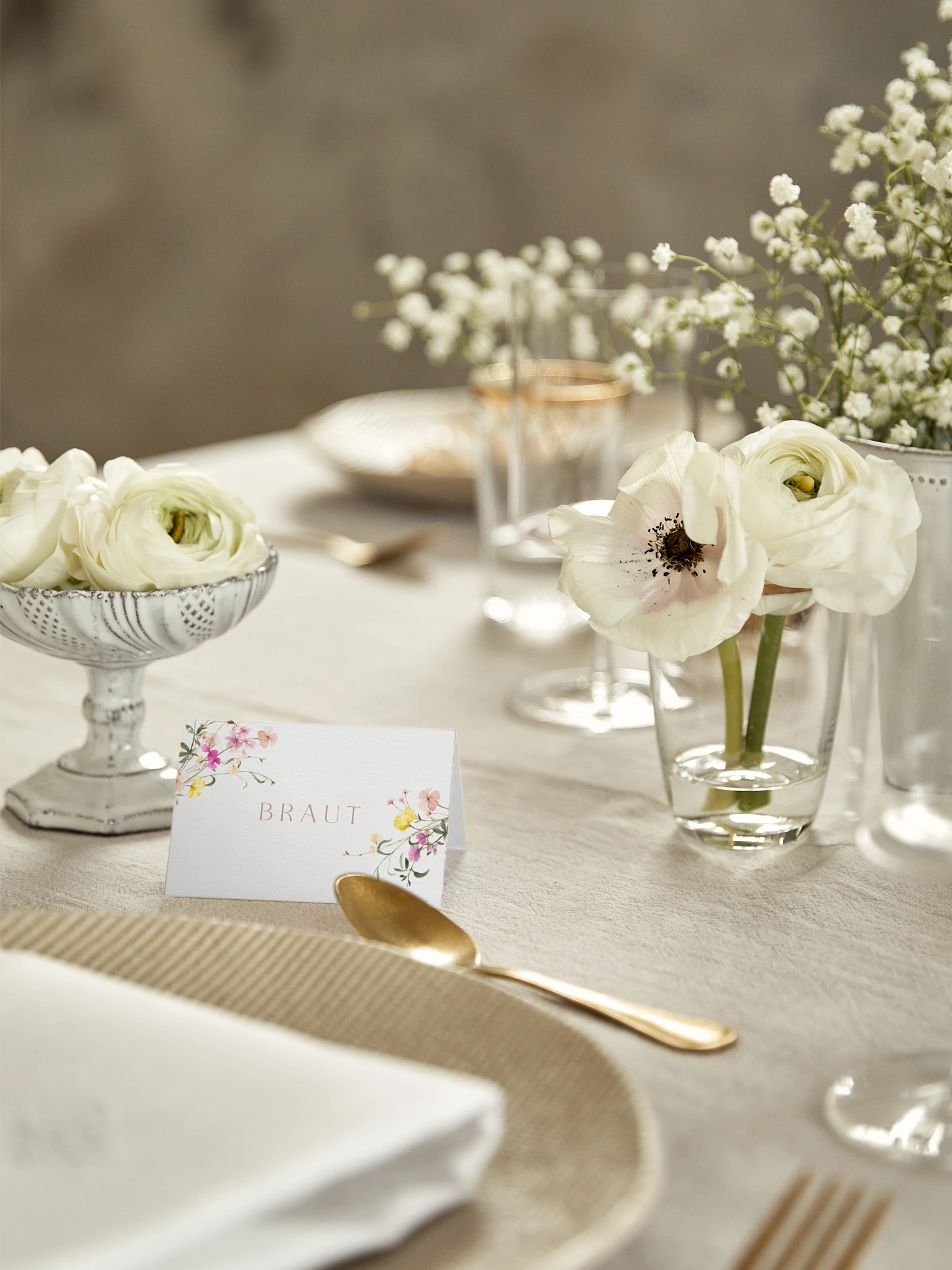 Tischkarte Hochzeit Garden of Love