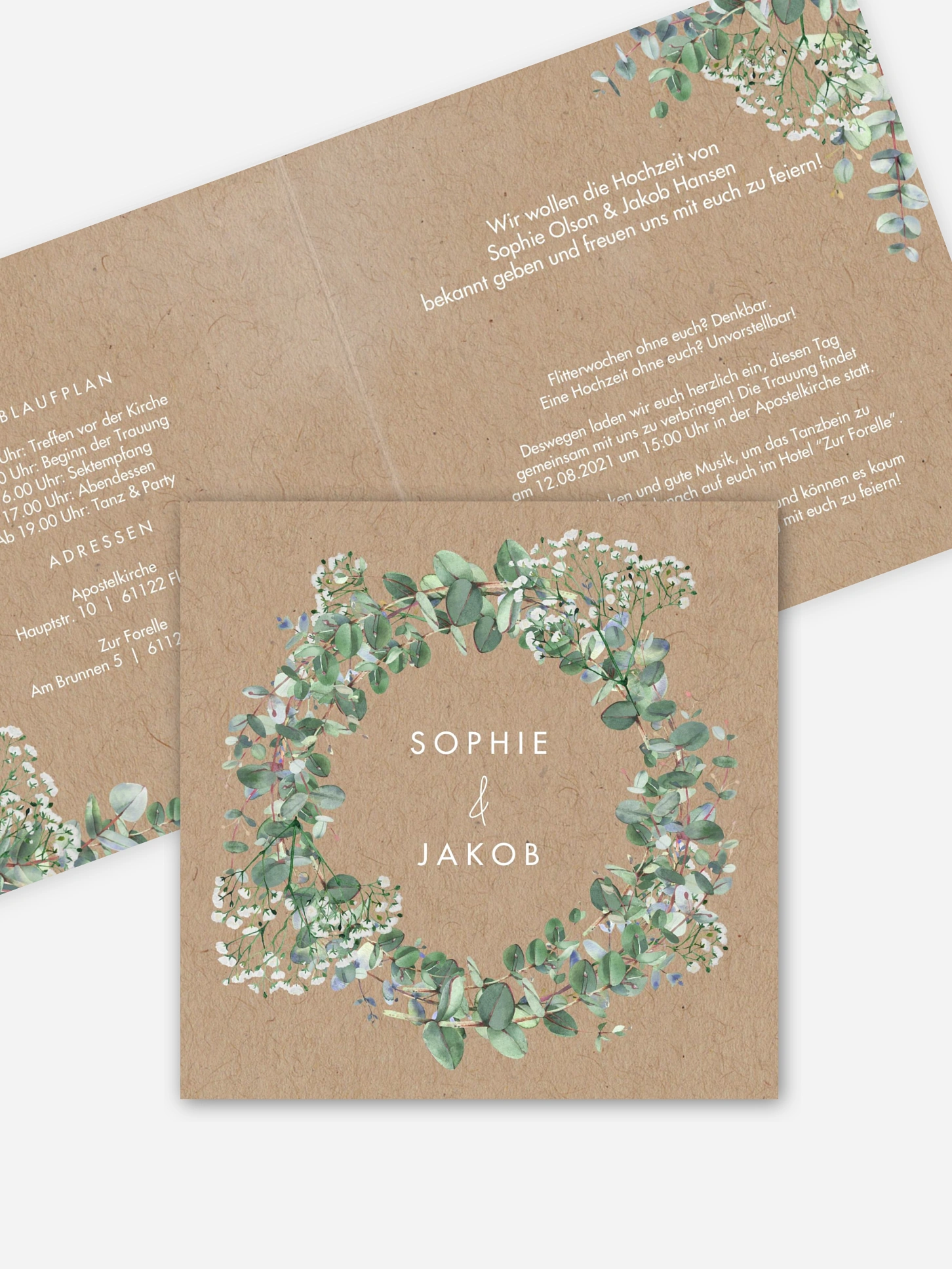 Hochzeitseinladung Gypsophila