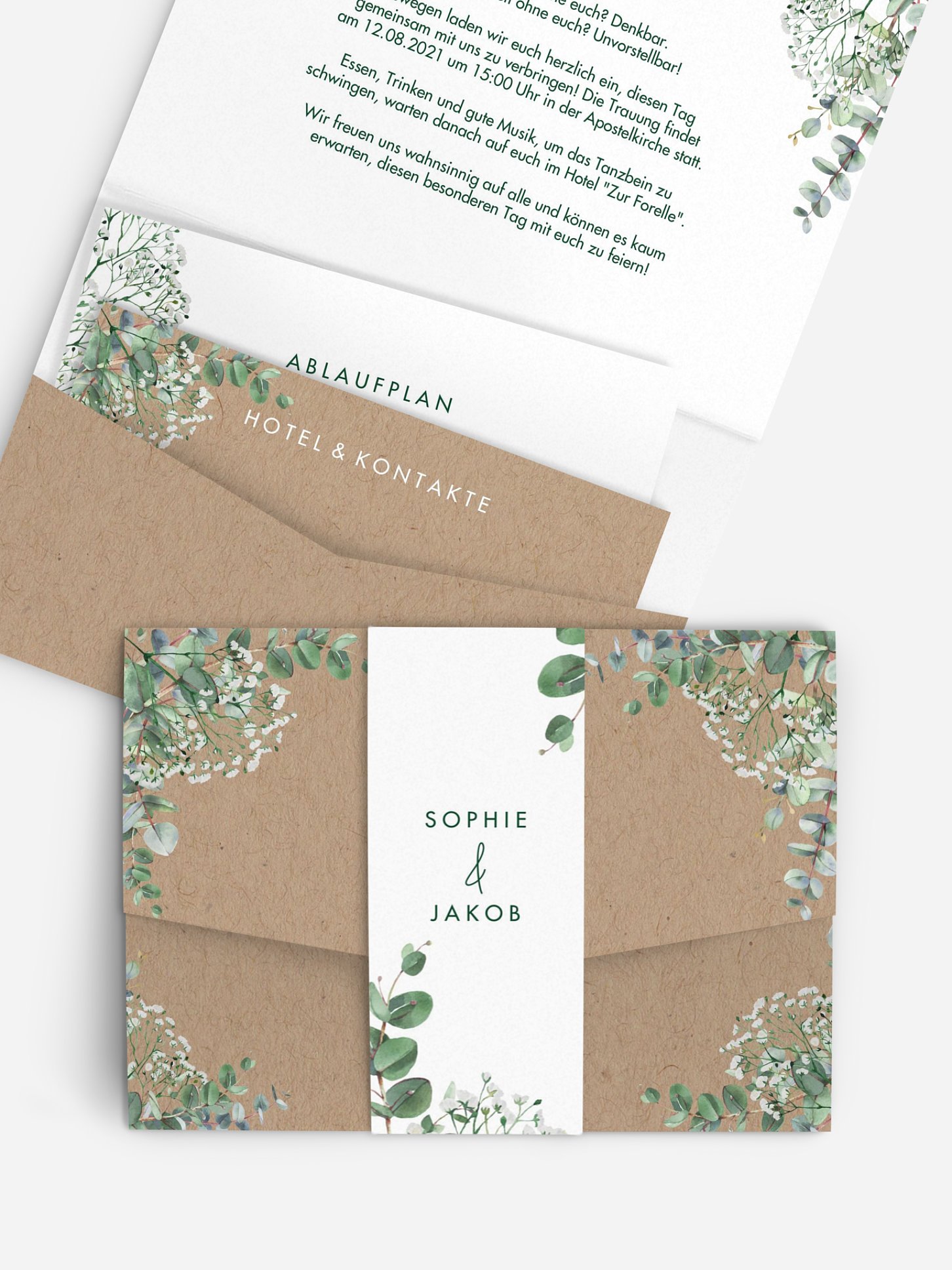 Hochzeitseinladung Gypsophila