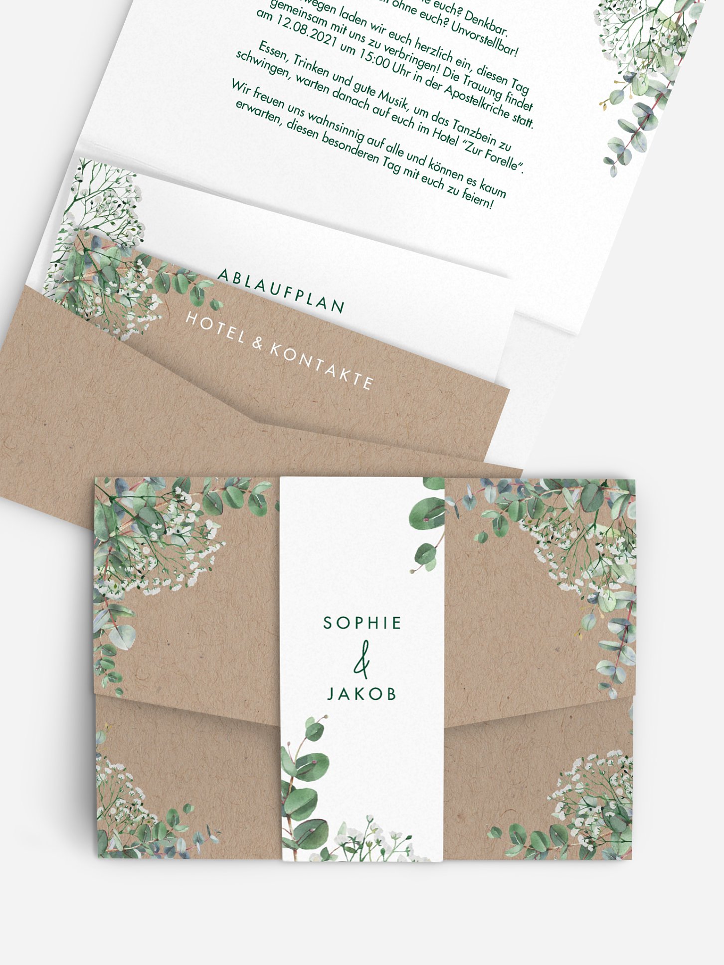 Hochzeitseinladung Gypsophila