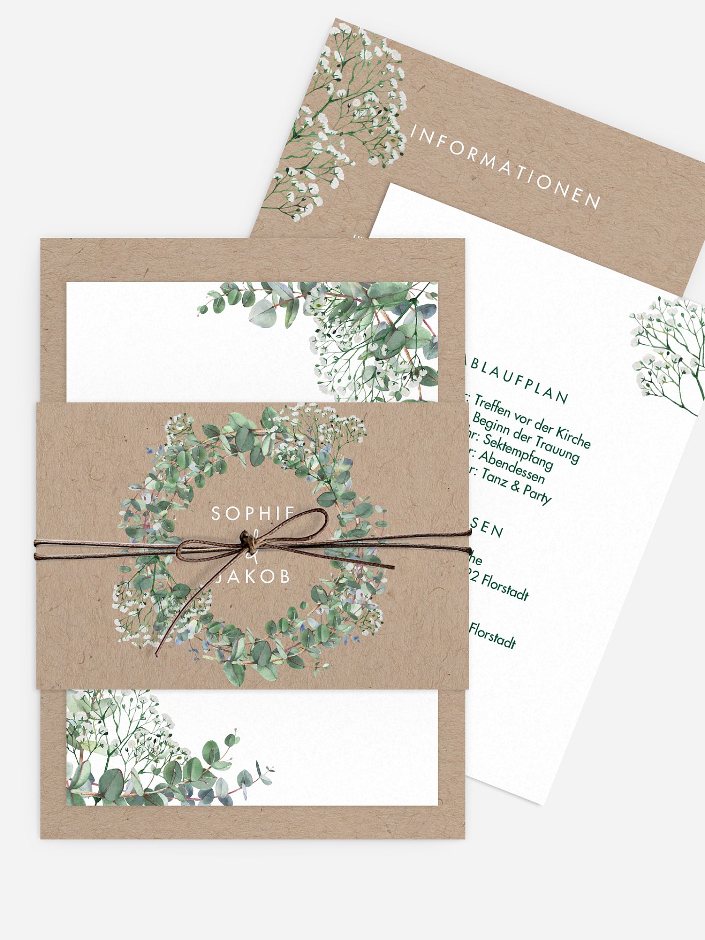 Hochzeitseinladung Gypsophila