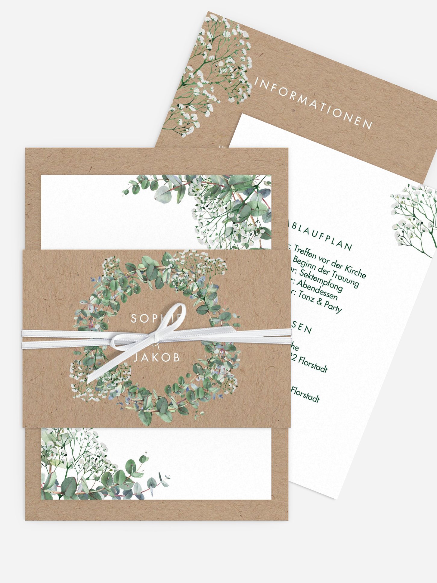 Hochzeitseinladung Gypsophila