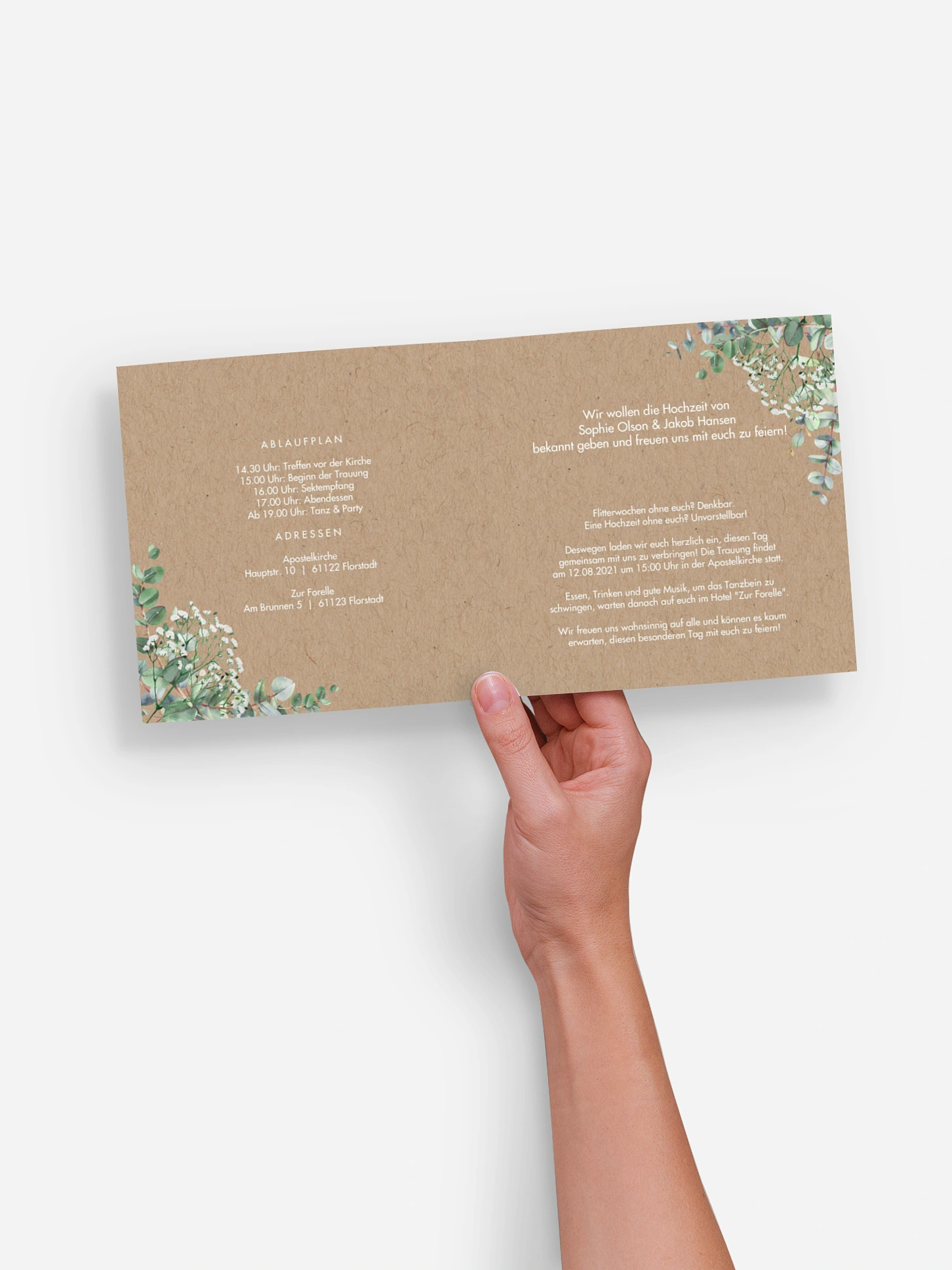 Hochzeitseinladung Gypsophila