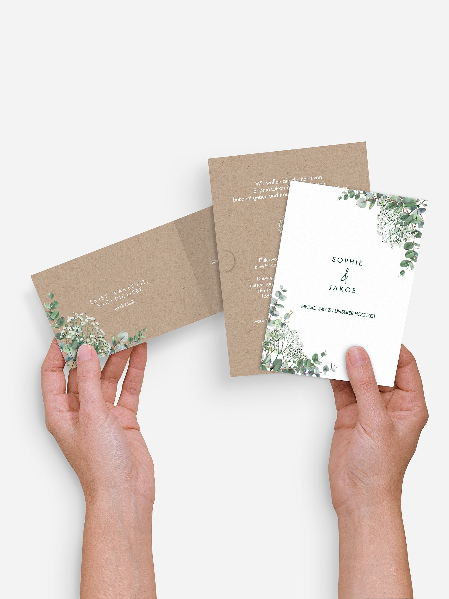 Hochzeitseinladung Gypsophila