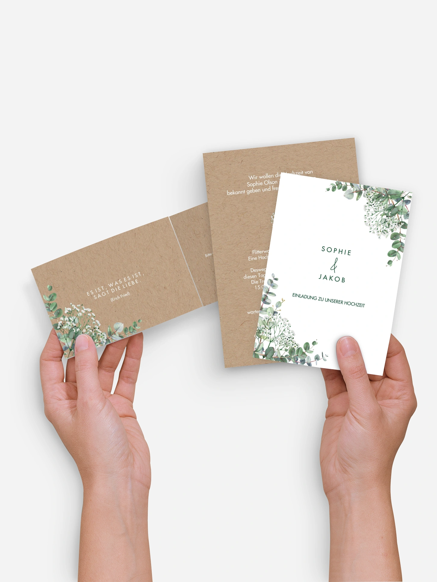 Hochzeitseinladung Gypsophila
