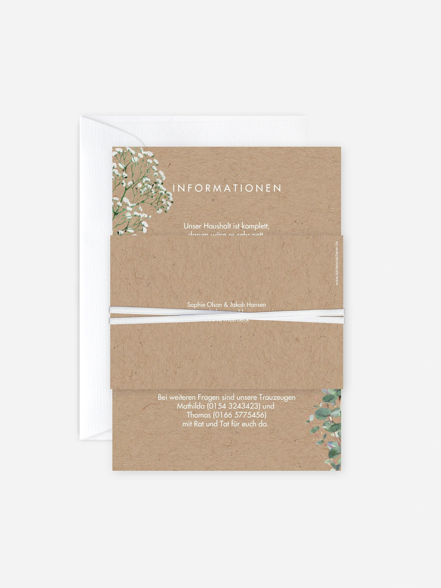 Hochzeitseinladung Gypsophila