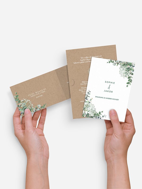 Hochzeitseinladung Gypsophila