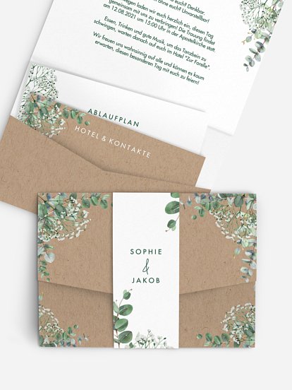 Hochzeitseinladung Gypsophila