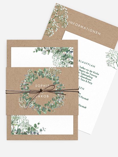 Hochzeitseinladung Gypsophila