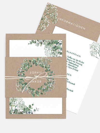 Hochzeitseinladung Gypsophila