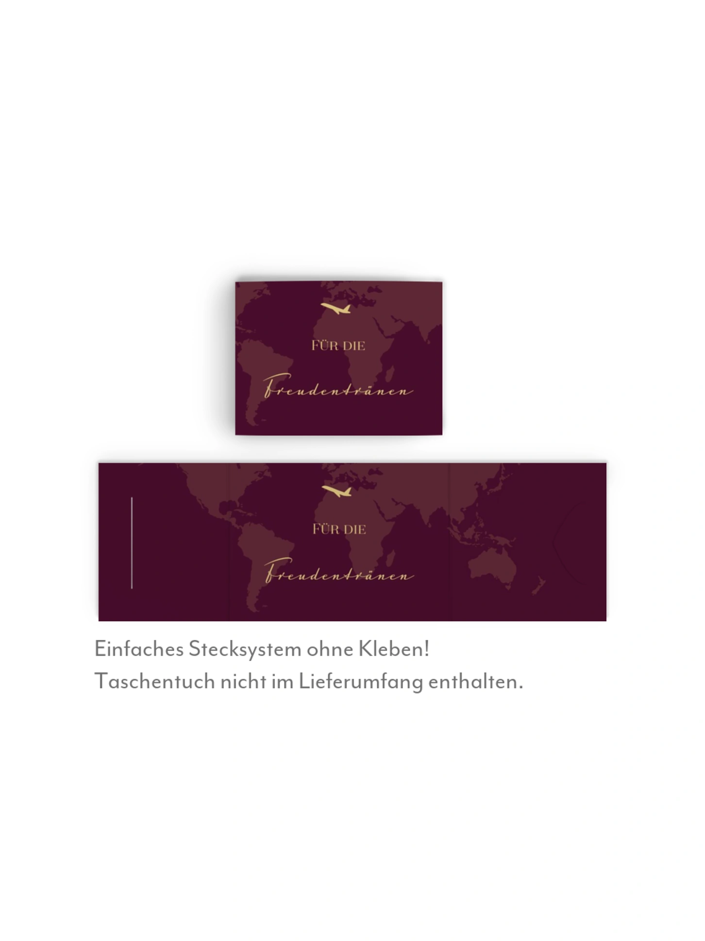 Freudentränen-Taschentücher Reisepass