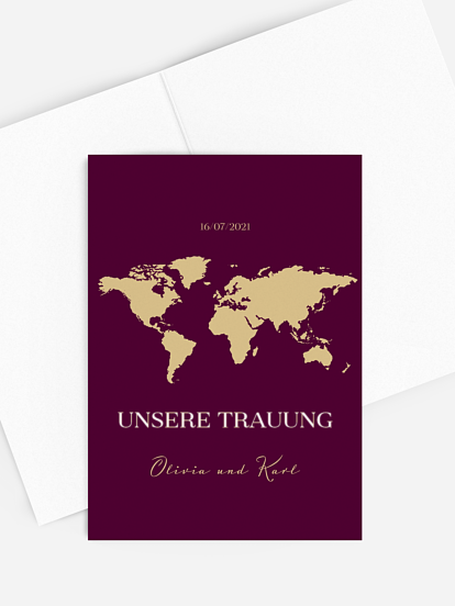 Kirchenheft Hochzeit Reisepass