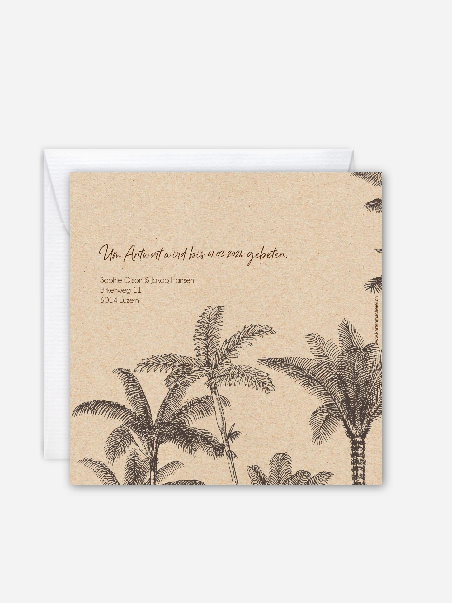 Hochzeitseinladung Paradise