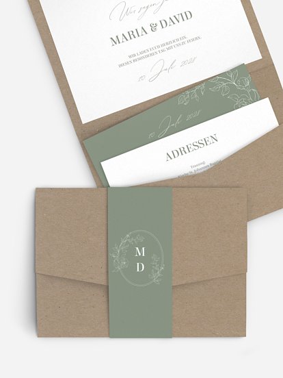 Hochzeitseinladung Rosalia