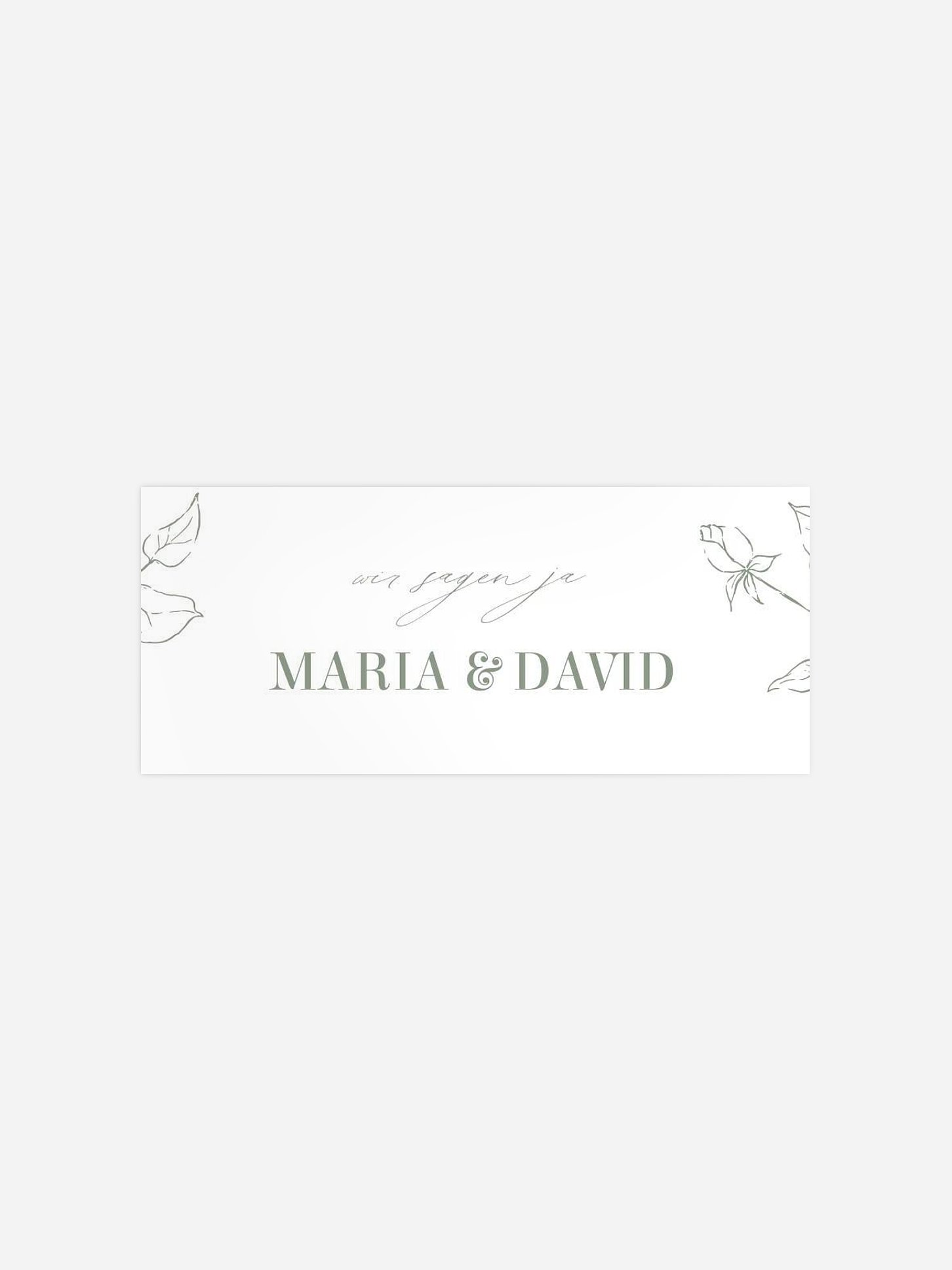 Geschenkaufkleber Hochzeit Rosalia