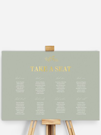 Sitzplan Plakat Rosalia