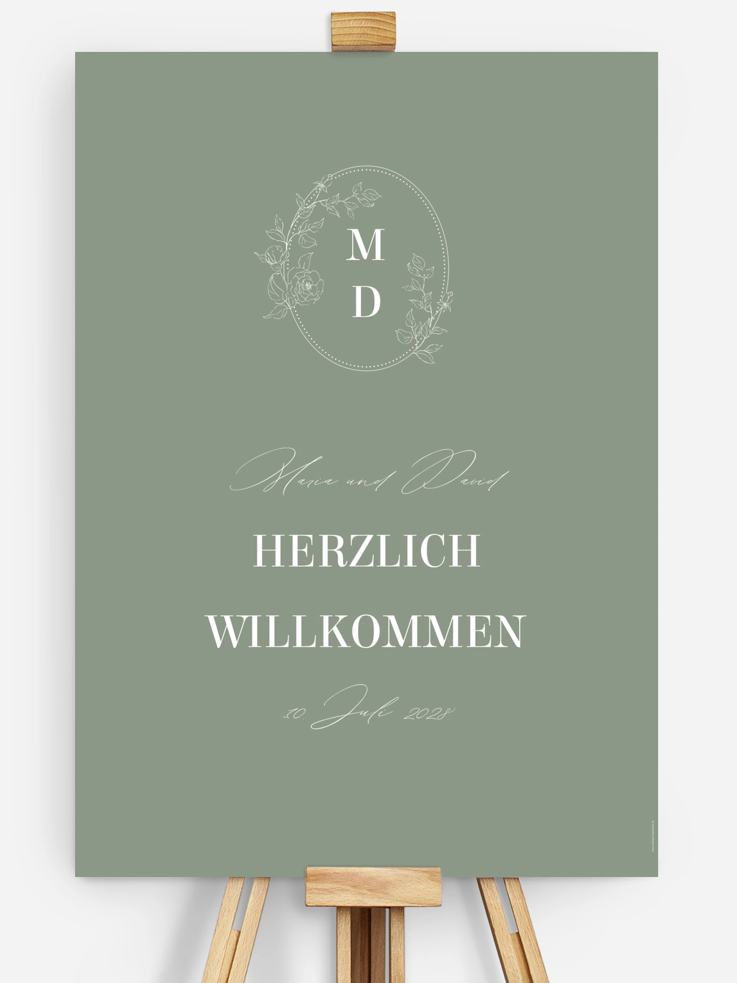 Willkommensschild Rosalia