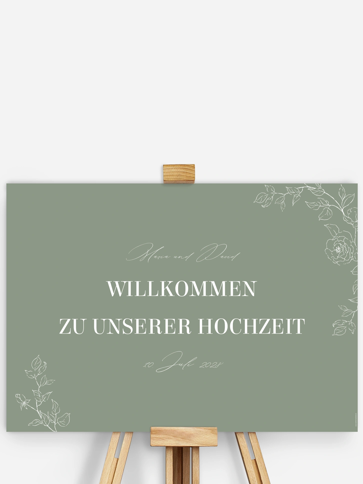 Willkommensschild Rosalia