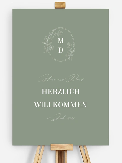 Willkommensschild Rosalia