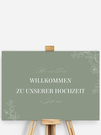 Willkommensschild Rosalia