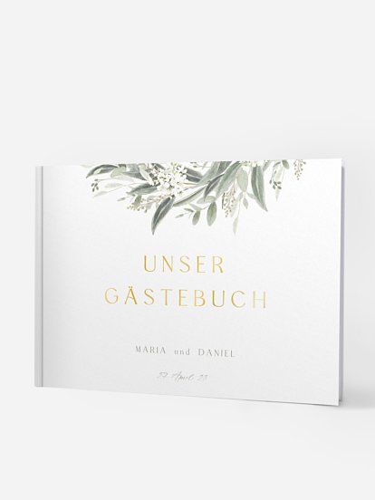 Gästebuch Leaf Love