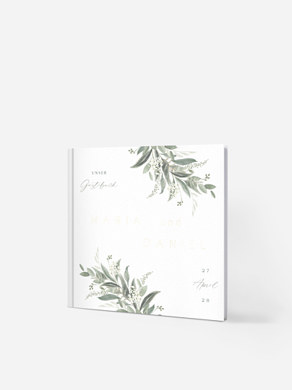 Gästebuch Leaf Love