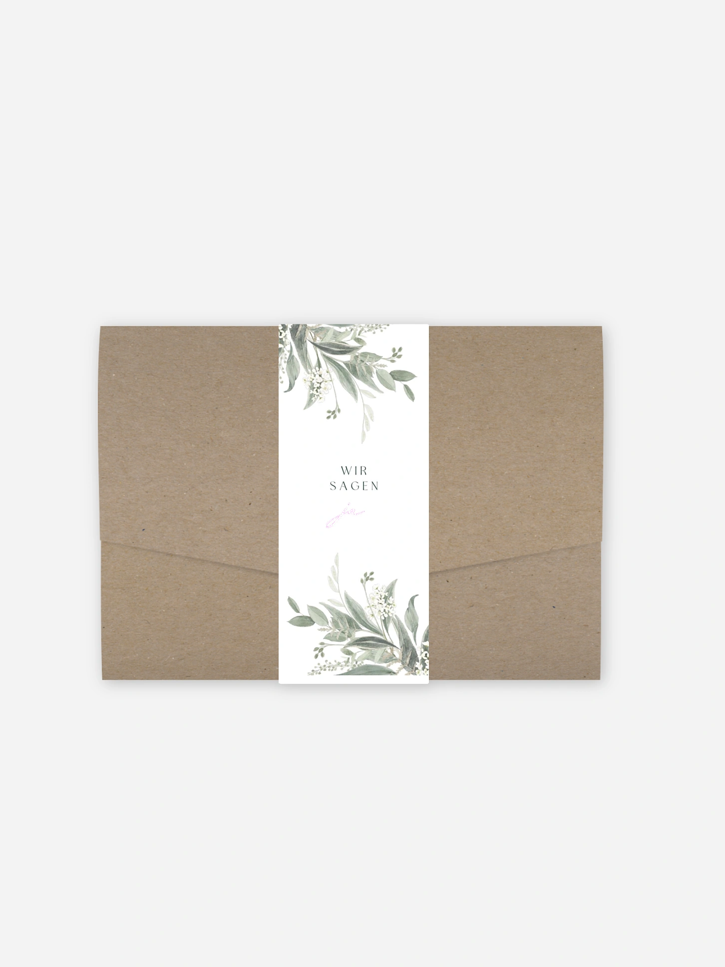 Hochzeitseinladung Leaf Love