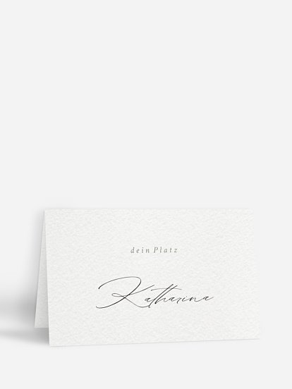 Tischkarte Hochzeit Evergreen Elegance