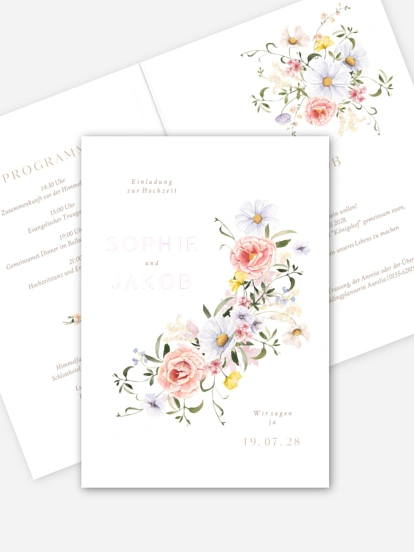 Hochzeitseinladung Awakening of Love