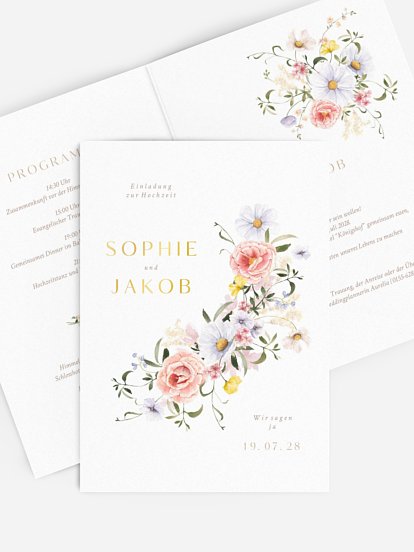 Hochzeitseinladung Awakening of Love