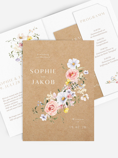 Hochzeitseinladung Awakening of Love