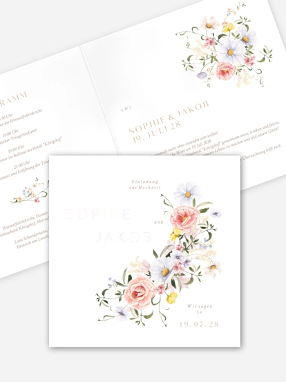 Hochzeitseinladung Awakening of Love