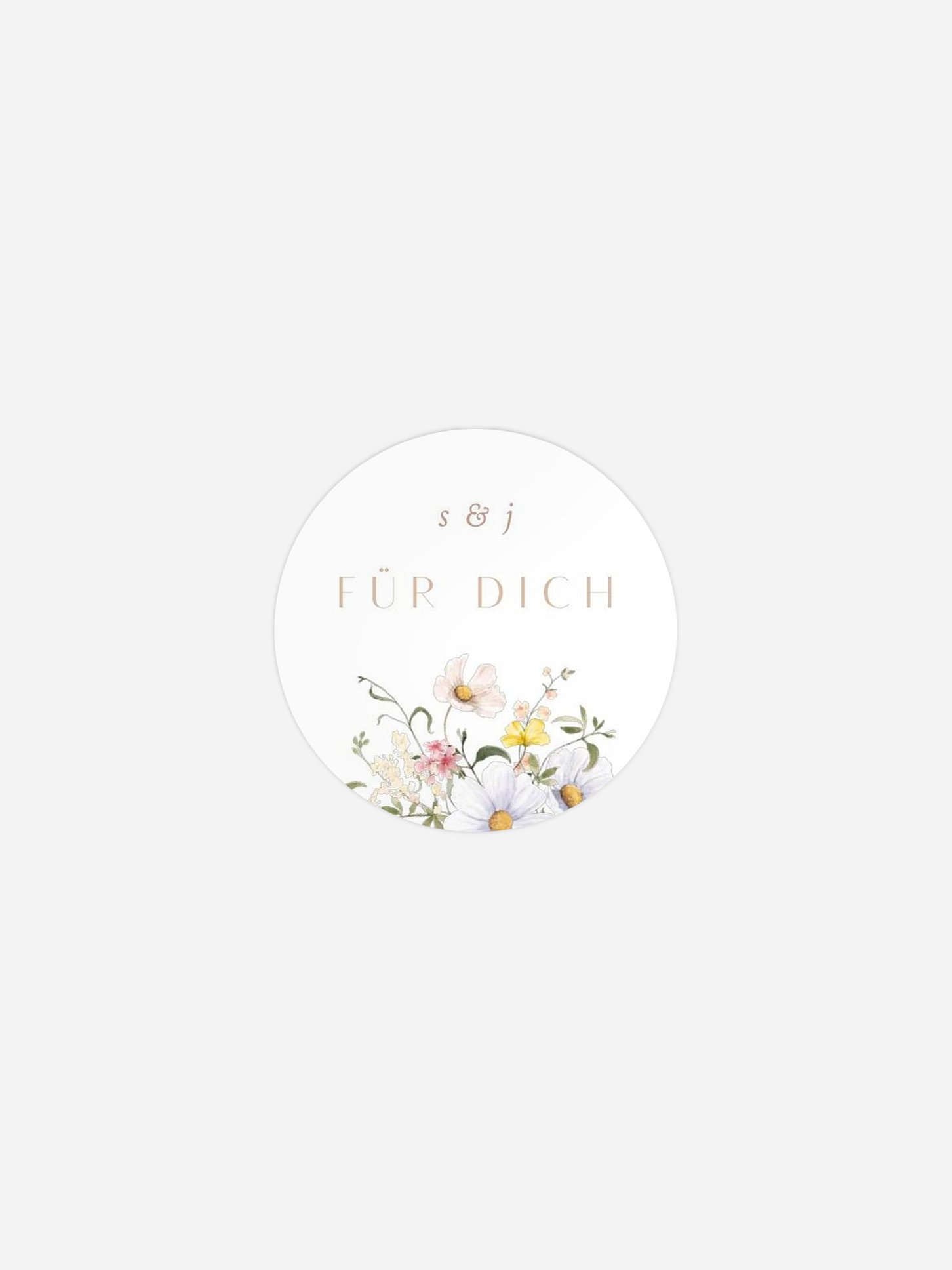Geschenkaufkleber Hochzeit Awakening of Love