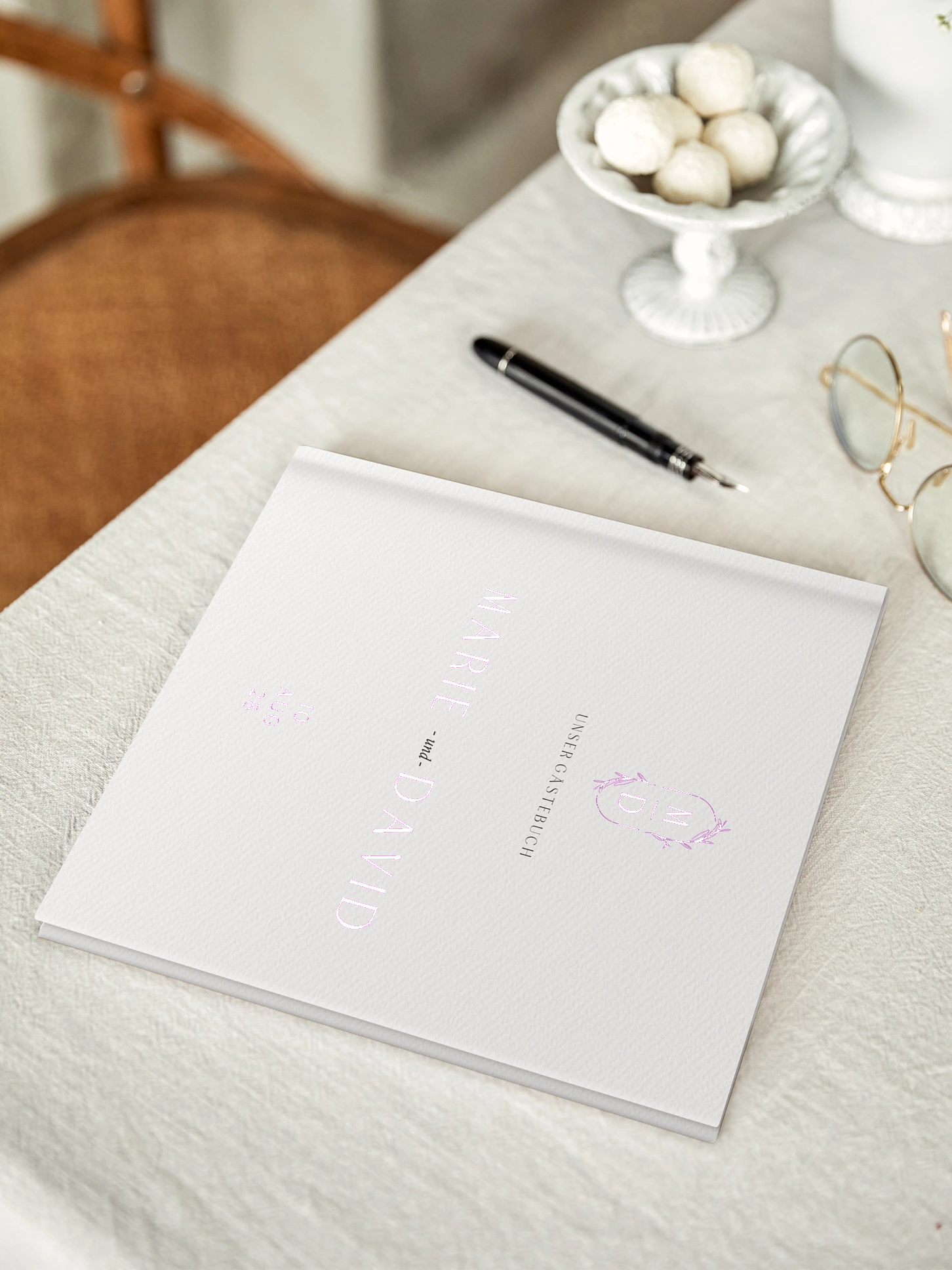 Gästebuch Elegant Romance