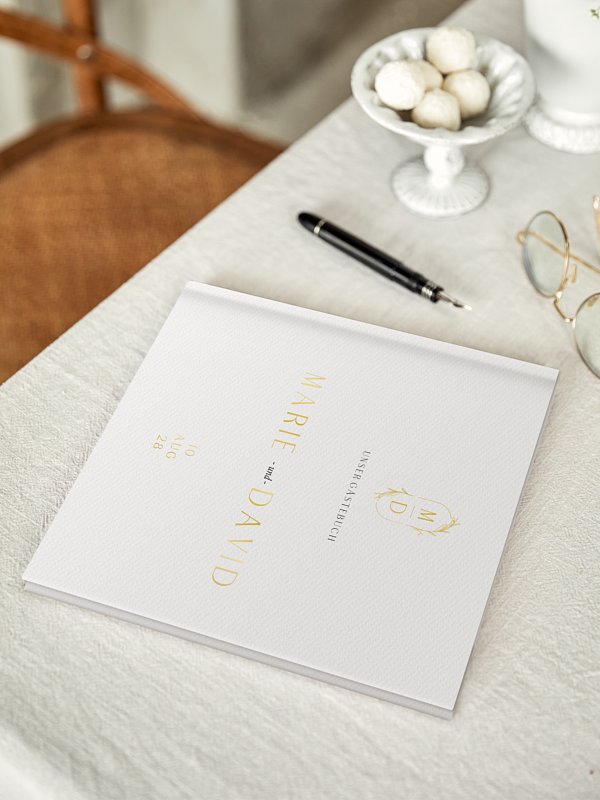 Gästebuch Elegant Romance