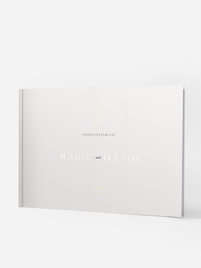 Gästebuch Elegant Romance