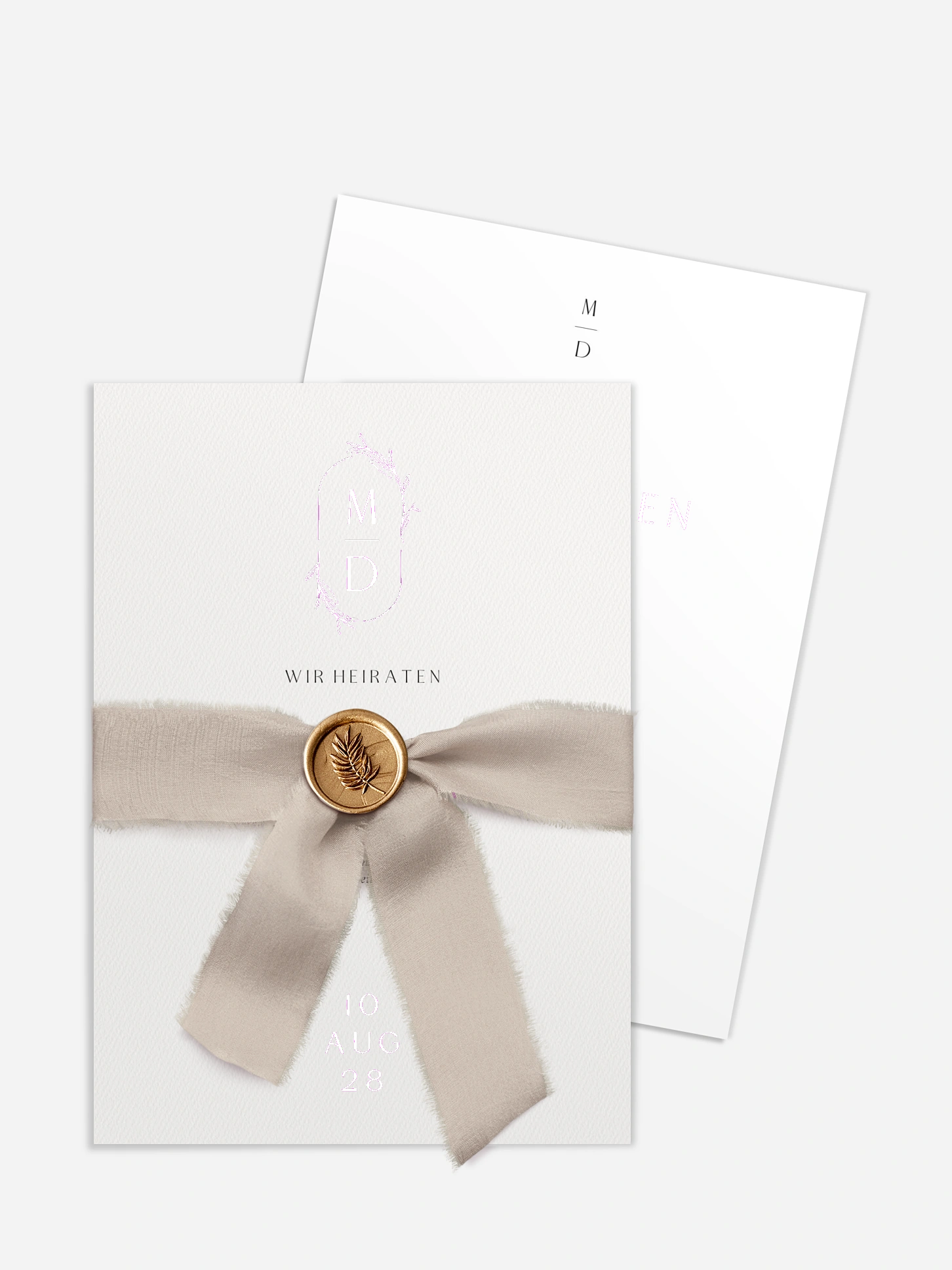 Hochzeitseinladung Elegant Romance